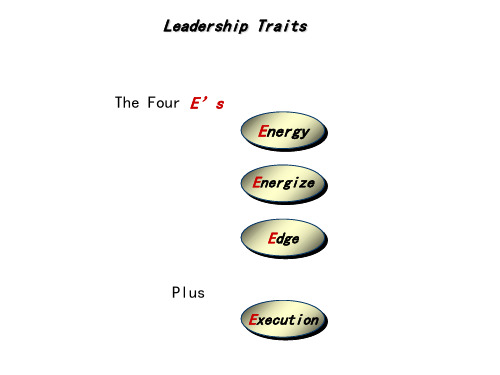 GE公司的4E领导力模型ppt课件
