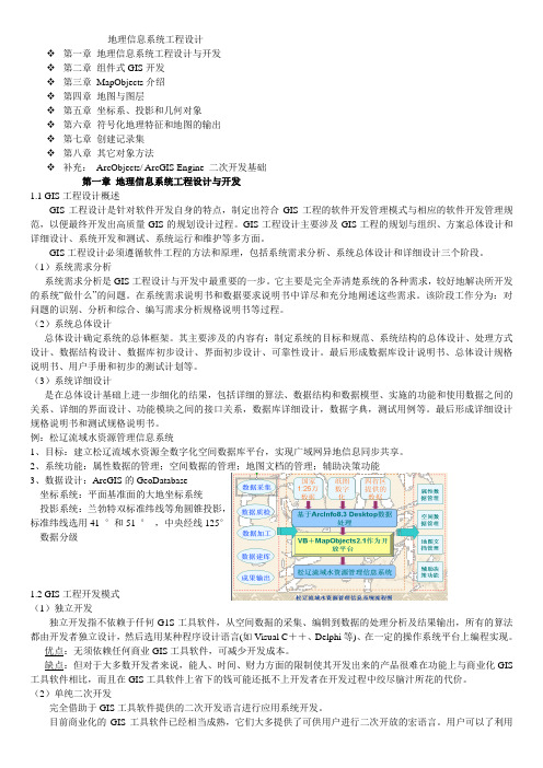 地理信息系统工程设计