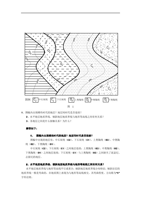 土木工程地质期中考核