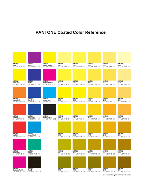 PANTONE色谱