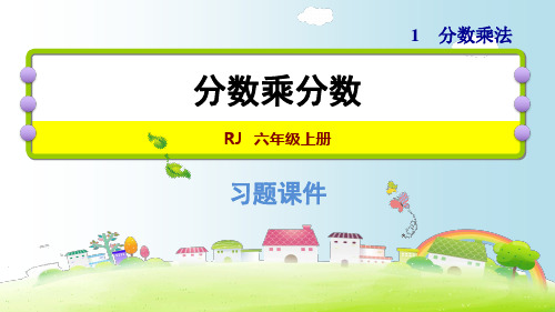 六年级上册数学课件-1.3 分数乘分数|人教新课标(2018秋) (共15张PPT)