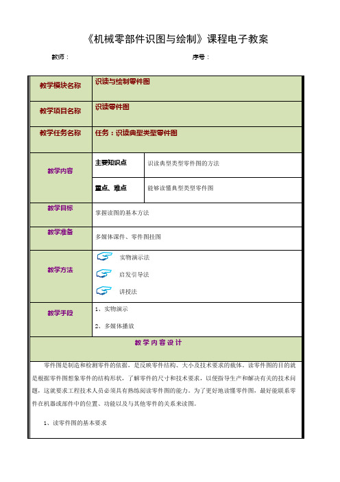 数控技术《8.5.1-识读典型类型零件图》