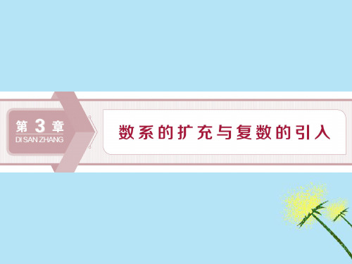 2020学年高中数学第3章数系的扩充与复数的引入3.1数系的扩充课件苏教版选修2_2