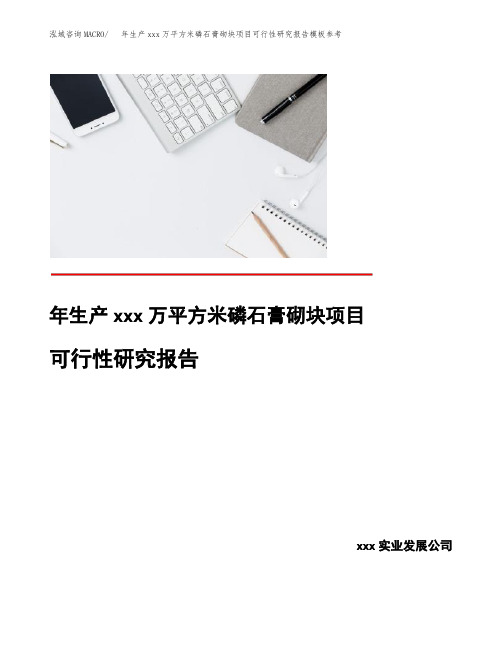 年生产xxx万平方米磷石膏砌块项目可行性研究报告模板参考