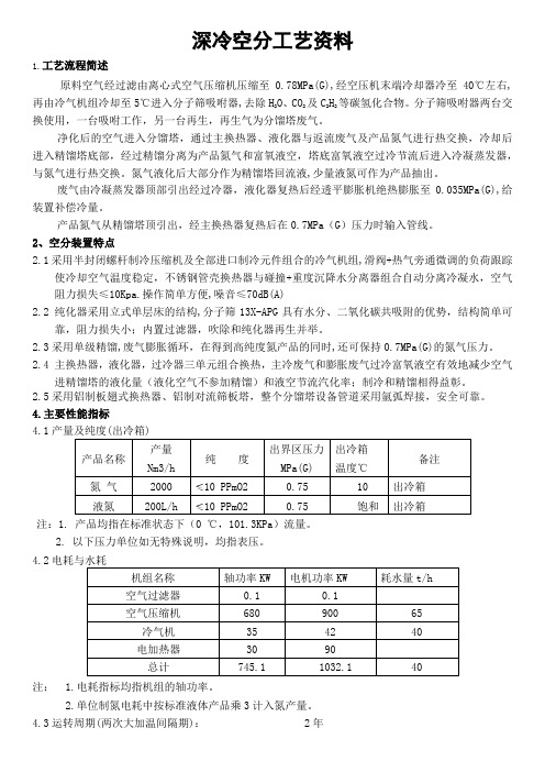 深冷空分工艺