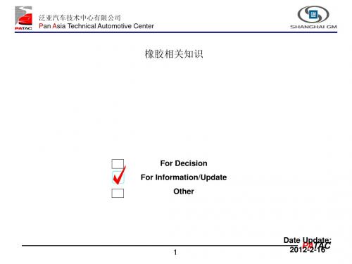 橡胶硫化工艺课件