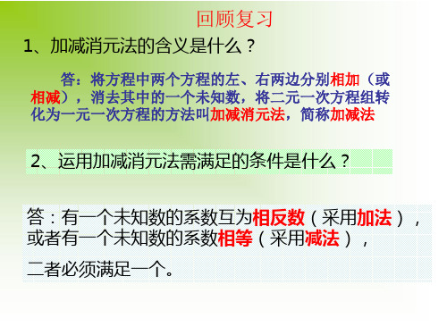 2.2.2 l加减消元法 (2)