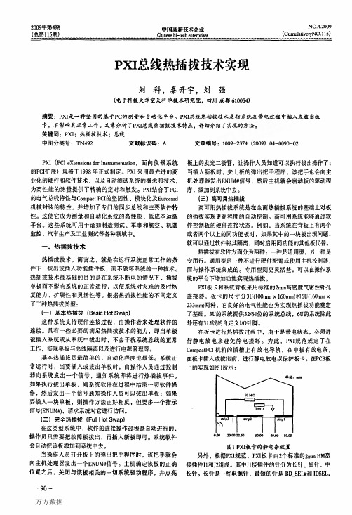 PXI总线热插拔技术实现