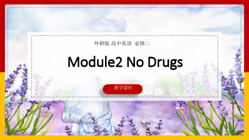 高中英语外研版必修二《Module2NoDrugs》课件