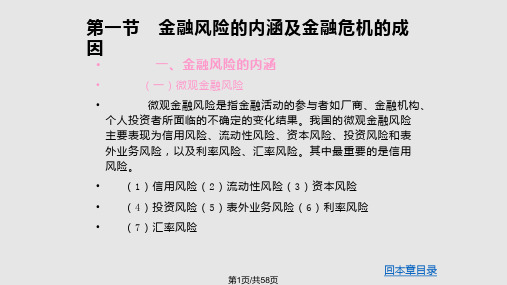 第九章金融风险预警指标体系及其预警方法PPT课件