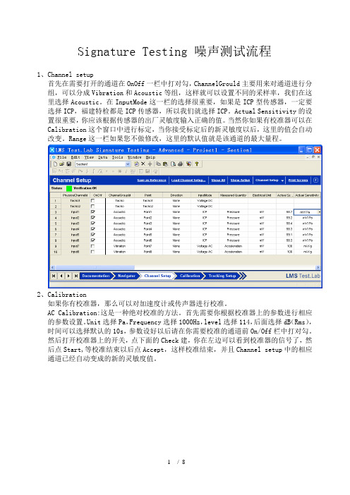 福建特检噪声测试方法概述(LMS)