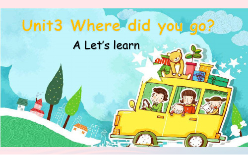 小学英语六年级下册(人教版PEP)Unit3 Where did you go_ A Let’s learn  课件