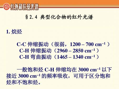 2-3红外和拉曼光谱