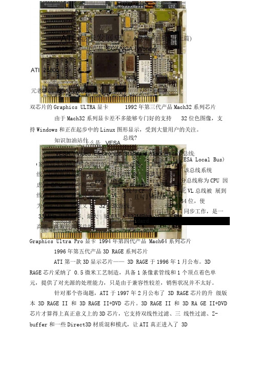 ATi显卡发展史