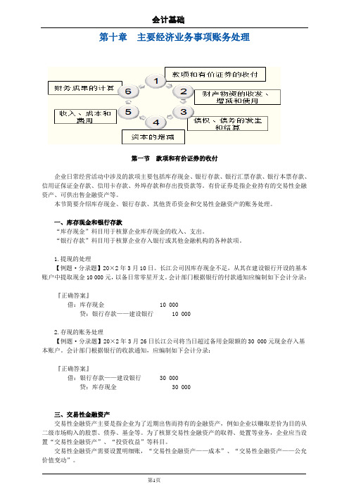 (财务会计)会计分录案例讲解与分析