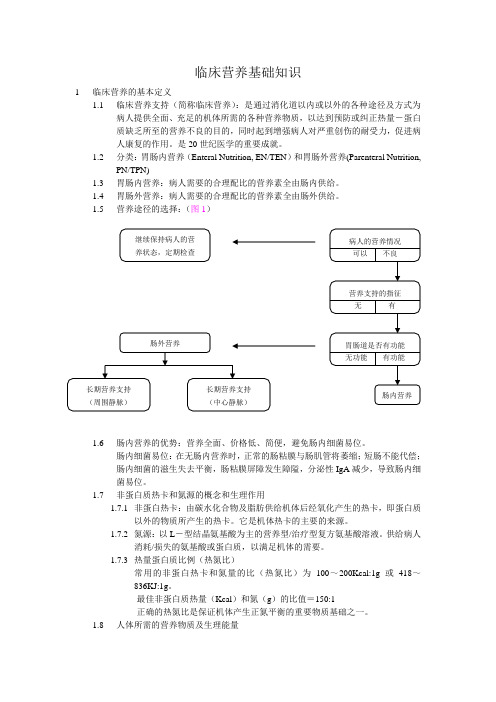 临床营养基础知识