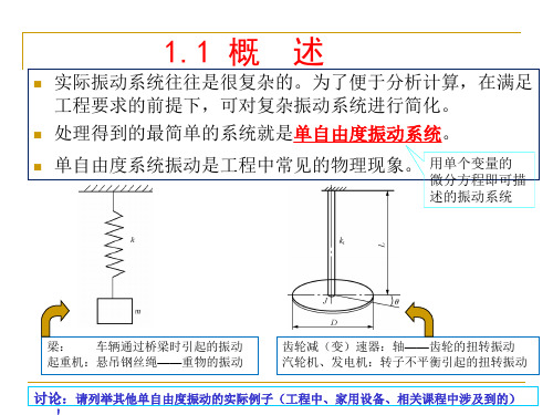 单自由度系统振动