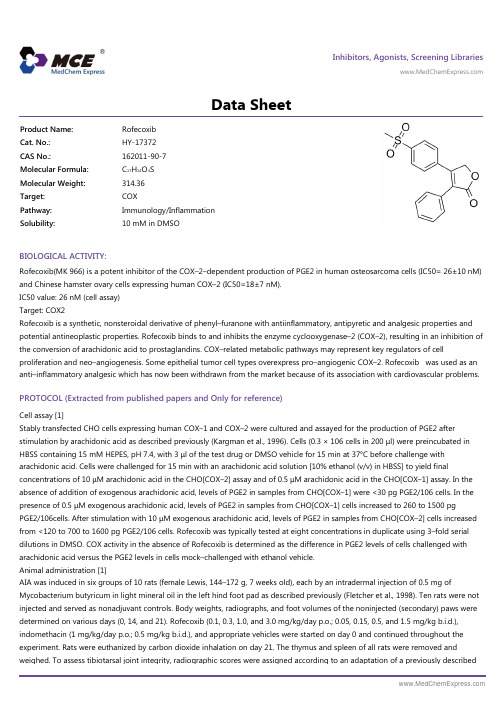 Rofecoxib_DataSheet_MedChemExpress