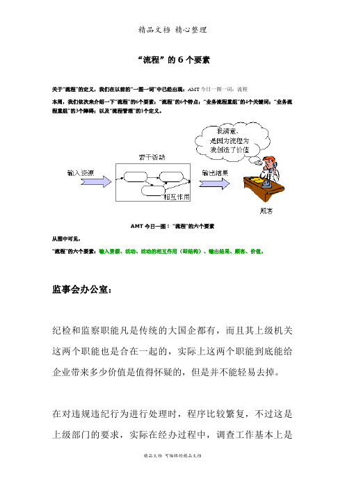 流程的6个要素