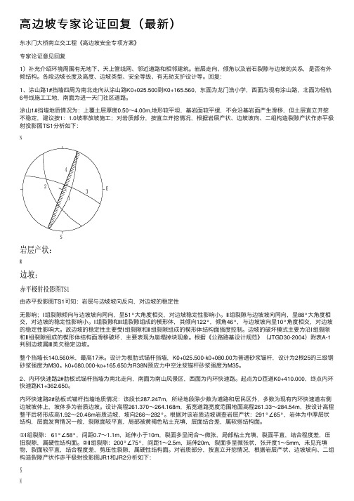 高边坡专家论证回复（最新）