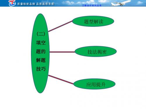 第二部分 一 (二) 填空题的解题技巧