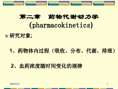 二章药物代谢动力学-PPT精选