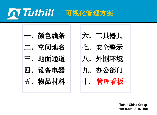 可视化管理方案(看板)