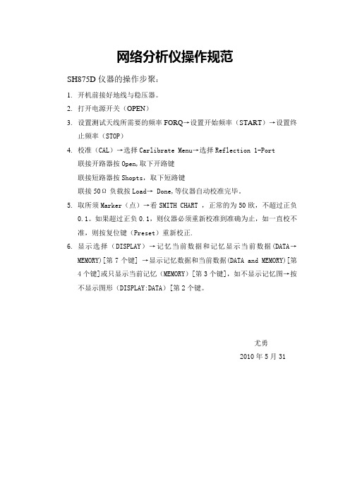 8753D网络分析仪学习教材