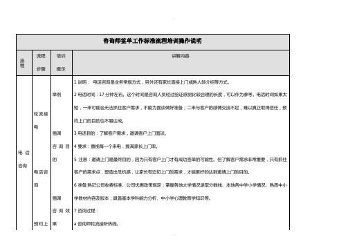 迈点教育咨询师标准工作流程培训操作说明