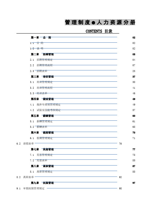 人力资源管理制度丛书