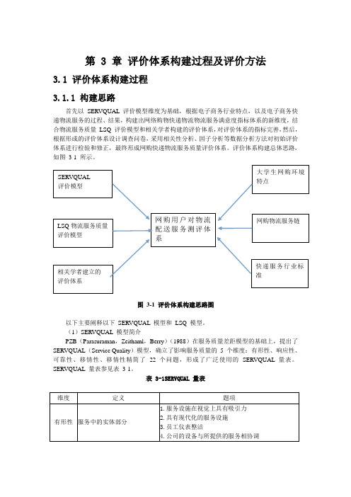 大学生网络购物评价体系第3章
