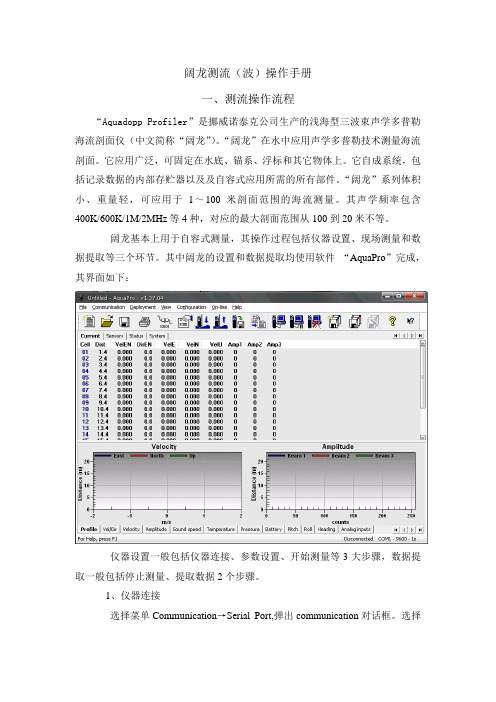 阔龙操作手册