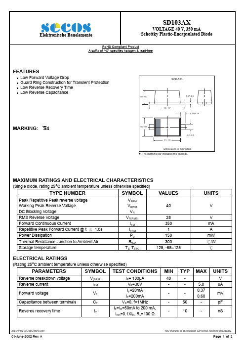 SD103AX中文资料