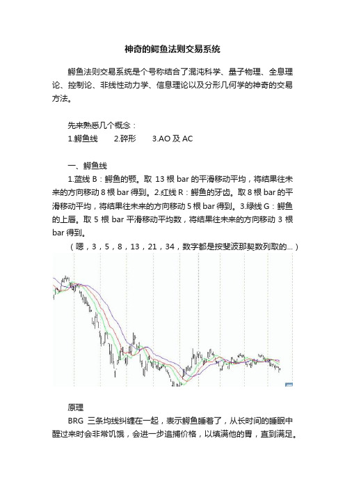 神奇的鳄鱼法则交易系统