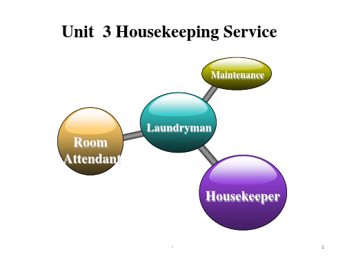 unit-3-Housekeeping-ServicePPT课件