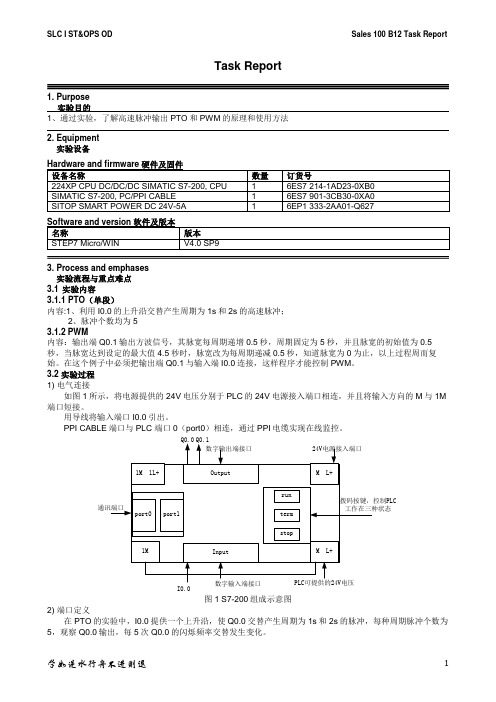 实验报告4_PTO_PWM