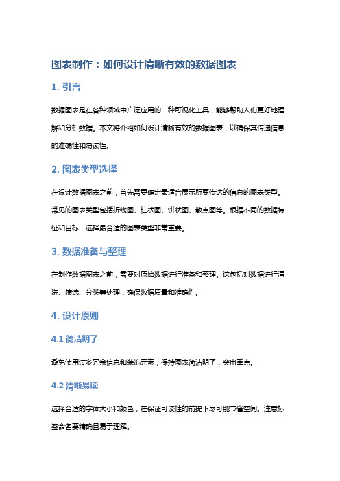 图表制作：如何设计清晰有效的数据图表