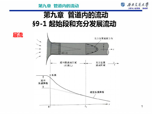 第九章  管道内的流动