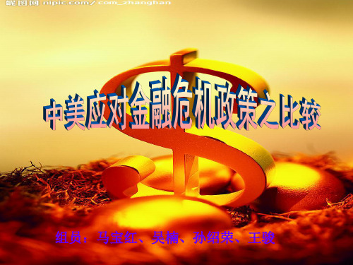 归纳中美应对金融危机政策之比较.ppt