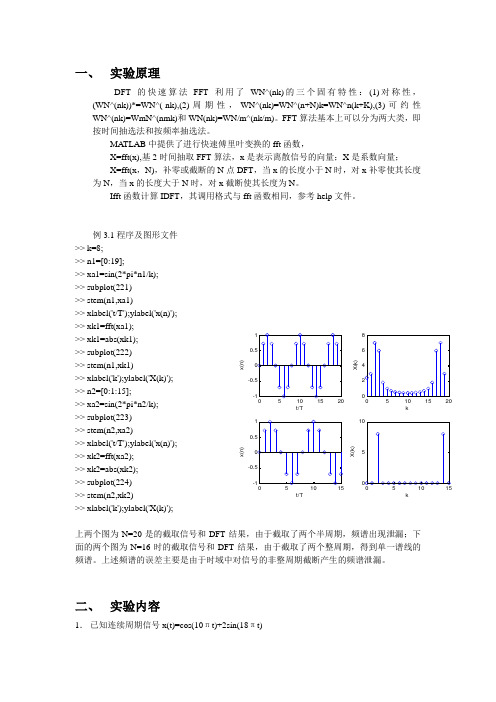 哈尔滨工程大学数字信号处理实验四