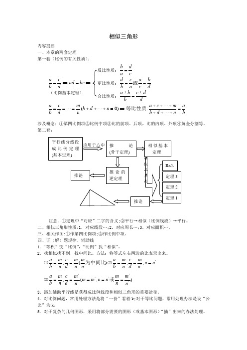 相似三角形基础知识