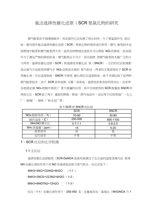 氨法选择性催化还原