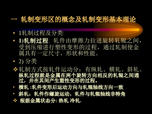 金属塑性加工工艺(轧制与挤压)解读