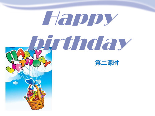 《Happy birthday》PPT课件