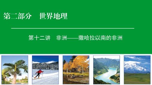 2019年高考地理区域地理专项突破课件12非洲——撒哈拉以南的非洲