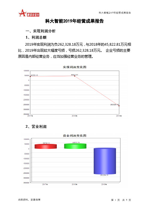 科大智能2019年经营成果报告