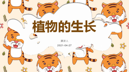 最新版本四年级下册科学精品课件第四单元植物的生长复习青岛版21张