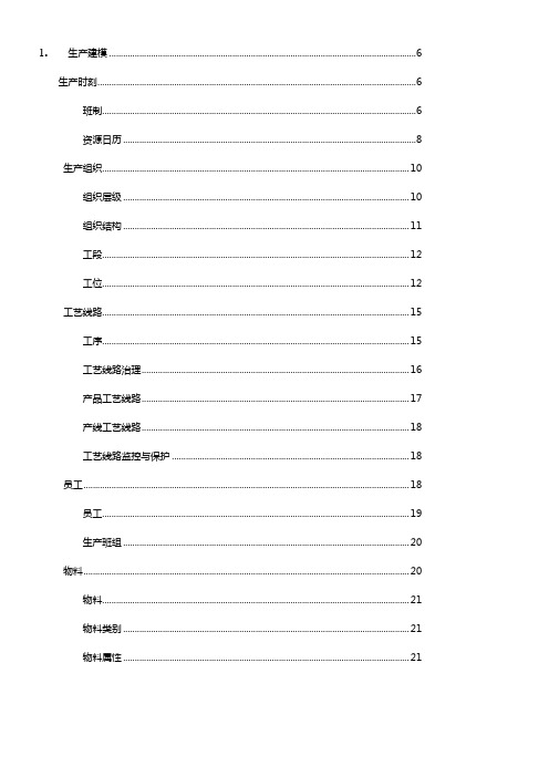 MES系统操作手册完整版