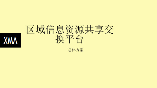 (精品)区域信息资源共享交换平台总体方案