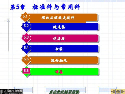 机械图样的标准件与常用件的表达方法